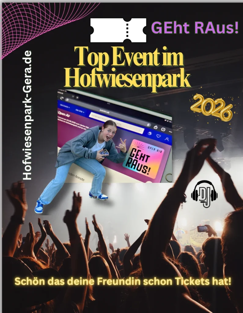 GEht RAus! Electro Open Air 2026 im Hofwiesenpark Gera