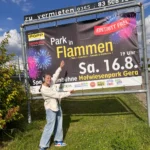 Park in Flammen 2025 - im Hofwiesenpark Gera