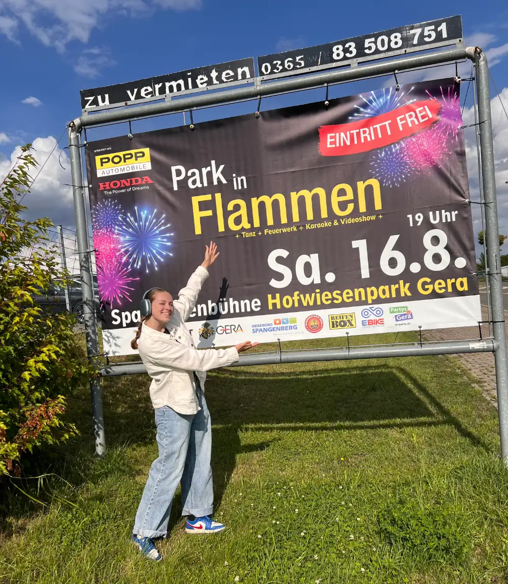Park in Flammen 2025 - im Hofwiesenpark Gera