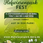 Hofwiesenparkfest 2026 im Hofwiesenpark Gera