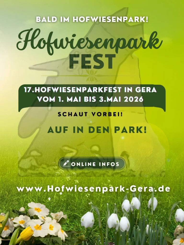 Hofwiesenparkfest 2026 im Hofwiesenpark Gera